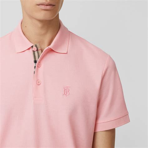 burberry monogram motif cotton piqué polo shirt|thomas burberry polo shirts.